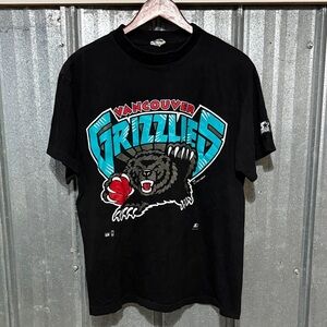 Vintage Starter NBA Vancouver Grizzlies tshirt Men’s sz Lg EUC